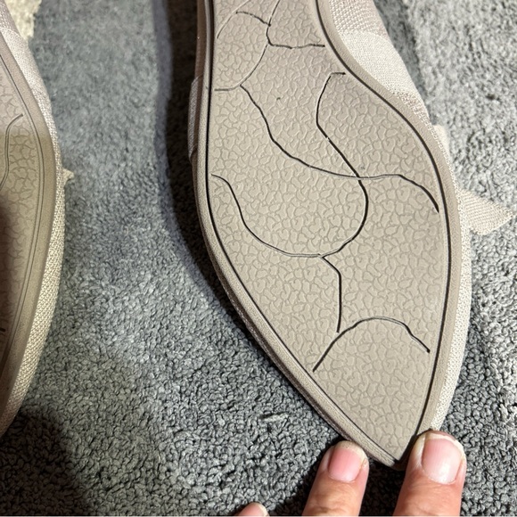 Skechers Cleo Point Feel Good Washable Knit Flats Memory Foam Womens 8.5 Taupe - Picture 10 of 13